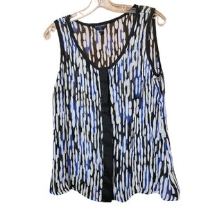 Banana Republic - Petite Sleeveless Print Top